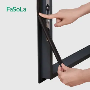 FaSoLa – bande d'étanchéité pour portes et fenêtres, en forme de V, en mousse auto-adhésive, insonorisée, 200CM, 2M