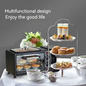 Macchina per la colazione 3-in-1 di successo globale: padella, forno e macchina da caffè per cuocere il pane, preparare il caffè e friggere le uova - Product Image 2