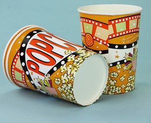 Seaux à pop-corn Jumbo imprimés sur mesure de style théâtre sulfurisé pour événements - Product Image 4