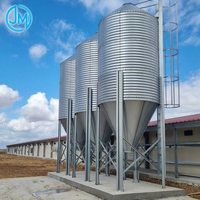 Máquina automática de silo de contenedor de granos, precio de fábrica, máquina de fabricación de cartón corrugado con características de PLC, formación de paredes laterales