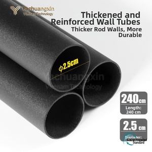 Tige télescopique en alliage d'aluminium à bouton unique pour auvent extérieur, tige de support robuste pour tente, tige télescopique pour auvent de camping - Product Image 2