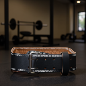 Cinturón de Levantamiento de Pesas IFAST de Cuero, 4 Pulgadas, Acolchado, Soporte Lumbar para Hombres y Mujeres, Entrenamiento Cruzado, Entrenamiento de Fuerza, Seguridad en el Fitness - Product Image 2