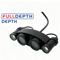 Caméra binoculaire stéréo sous-marine USB 3040*1520 UVC sans pilote en alliage d'aluminium FD-USB-02B10, caméra sous-marine à double objectif pour ROV