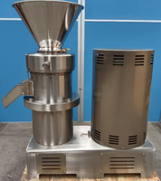 Petite machine à broyer la masse de cacao, moulin à pâte de sésame en acier inoxydable, moulin colloïdal commercial à vendre