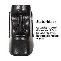 モダントロピカルスタイルクリエイティブティキカップハワイアンゾンビカクテルカップ磁器セラミックドリンクウェアパーティー用