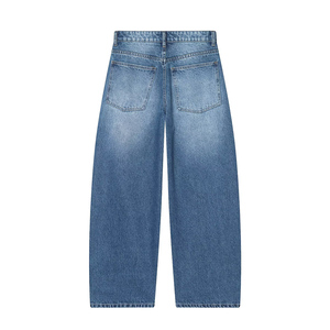 Quần jeans nữ SHENZHU mùa hè 2026 kiểu vintage, cạp trung, dáng xô, mới, thời trang, thoải mái, phong cách thường ngày, ôm mắt cá chân - Product Image 3