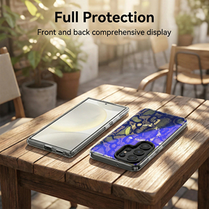 Funda Magnética Holográfica IMD con Patrón <span class=keywords><strong>de</strong></span> Serpiente Azul para Samsung S26 Ultra, Antiamarillamiento, Antigolpes, Protectora - Product Image 5