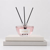 Bouteille diffuseur en verre de 150 ml à large ouverture, forme bol, vente directe usine, conteneur vide pour aromathérapie, logo personnalisé, marquage à chaud