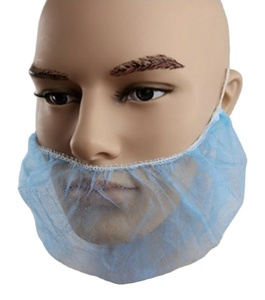 Couvre-barbe OEM bon marché d'usine Couvre-barbe jetable non tissé PP 10gsm pour hommes femmes - Product Image 2