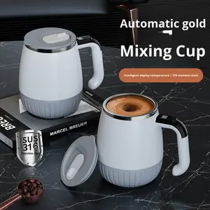 Intelligent Temperature Measurement Magnetic Automatic Stirring <strong>Electric</strong> Portable Coffee Milkshake Fitness Protein <strong>Shaker</strong> 316 - Product Image 5