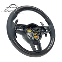 Volant de voiture personnalisé en fibre de carbone pour Porsche Panamera Macan Cayenne Taycan 718 Cayman GT4 RS 911 Carrera