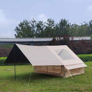 Tente <span class=keywords><strong>gonflable</strong></span> 4 saisons pour 2 à 4 personnes, installation facile, 6,3 m, imperméable, avec <span class=keywords><strong>auvent</strong></span> et fenêtres panoramiques - Product Image 1