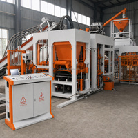 Machine de fabrication de blocs de béton entièrement automatique grande capacité QT10-15S pour blocs creux, pleins, pavés, emboîtables et bordures