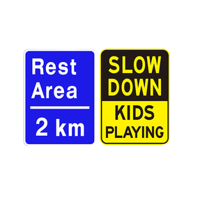 Señales de Tráfico Reflectantes para Cruce Peatonal, Color y Tamaño Personalizados, Lámina de Aluminio, Película Reflectante de Primera Calidad, Señal de Seguridad Vial - Product Image 4