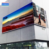 Kualitas Tinggi Hd Dinding Luar Ruangan Led Tv Layanan Depan Smd Led Billboard P4.81 Rgb Led Display Panel
