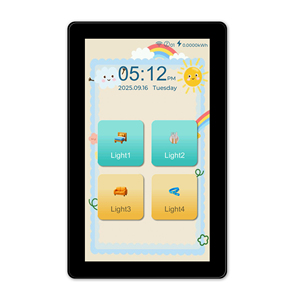 Chúng tôi Kích thước lanbon New L10 màn hình lớn tuya chuyển đổi thông minh Wifi 4 gang tường cảm ứng chuyển đổi lịch trình hẹn giờ chức năng - Product Image 1