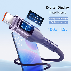 2025 mới 5A pha lê thiết kế C để Loại C Cáp sạc nhanh PD/QC 0 nylon bện C sạc cáp cho Huawei điện thoại di động PH - Product Image 5