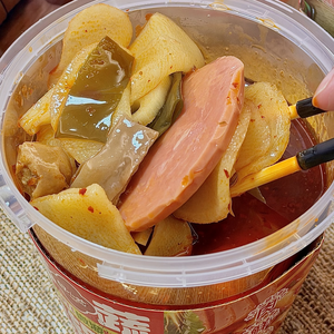 Vaso de Hot Pot de Verduras, 4-6 Min Microondas Instantáneo, Mezcla de Verduras Frescas, Vaso Portátil para Importadores de Alim - Product Image 4