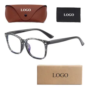 Sample Available PC Eye Glasses Anti Blue Light Blocking Filter Eyewear Eyeglasses Frame Clear Lenses