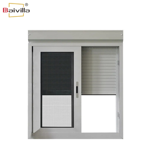 Mô hình mới hạt gỗ như cửa sổ kính uPVC Gỗ Tếch nhìn màu <span class=keywords><strong>PVC</strong></span> khung hồ sơ trượt cửa sổ - Product Image 4