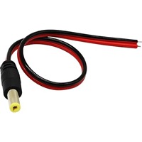 Câble d'alimentation DC 12V de haute qualité avec connecteur mâle 5,5 x 2,1 mm pour caméra de sécurité et bande LED