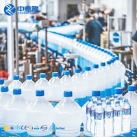 Projet clé en main Ligne de production d'embouteillage d'eau en bouteille avec machine de remplissage automatique 3 en 1 d'eau potable de haute qualité