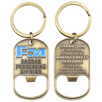 Logo personnalisé Dog Tag Challenge Coins 3D Zinc Alloy Brass Bottle Opener Metal Enamel Custom Dog Tag Necklace Customize
