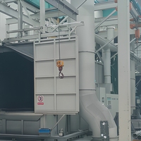 Machine de sablage industriel à convoyeur avec contrôle PLC pour le polissage, le détartrage, le décapage et le nettoyage des équipements