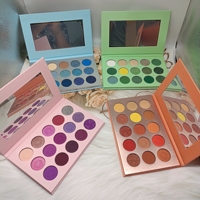 Palette de Fards à Paupières Personnalisée 15 Couleurs, Label Privé, Finis Mat, Scintillant, Pailleté, Multichrome, Longue Durée, Végane