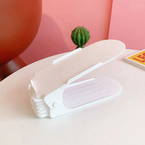 Support de rangement double pour chaussures, organisateur de chaussures réglable, gain de place pour placard, vente en gros 1 pièce - Product Image 6