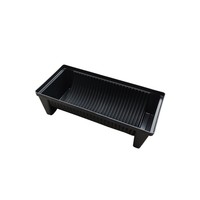 Conteneurs de stockage de bobines en plastique ABS antistatique brillant, noir, à paroi rigide, support de bobine SMT SMD ESD, sélection de la taille, produit de sécurité