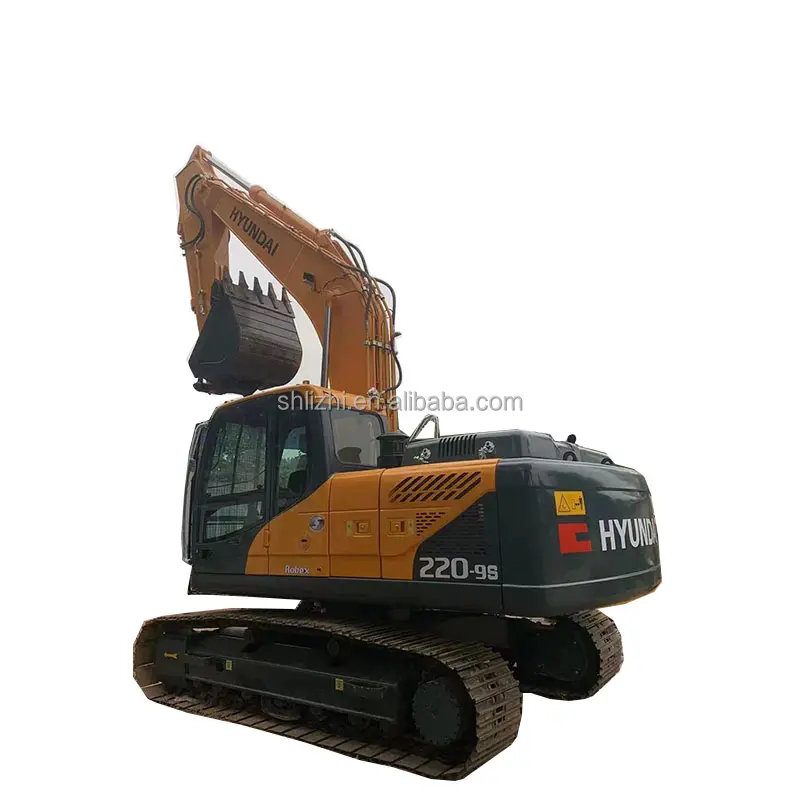 Hyundai 220-9 22ton used hydraulic crawler excavators in Korea original excavator Hyundai ROBEX 220LC-9S