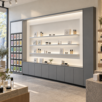 Vitrine de présentation pour salon de beauté avec éclairage LED pour produits de maquillage, soins de la peau, parfums et cosmétiques