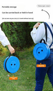 Taburete Plegable Reforzado, Resistente, Portátil, 400lbs, para Camping, Pesca, Senderismo, Gimnasio, Escuela, Jardín, Taller - Product Image 4