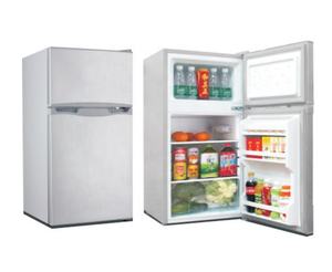 Refrigerador de 2 Puertas con Congelador Superior, Sin Escarcha, 25L Refrigerador, 20L Congelador, Diseño Portátil para Uso en Hoteles, Opciones de Alimentación Múltiple - Product Image 4