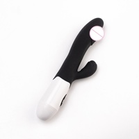 Vibromasseur, jouet sexuel, masturbateur féminin, aphrodisiaque multifréquence en silicone.