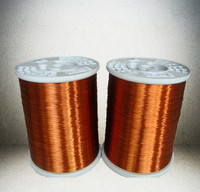 Fil en cuivre émaillé plaqué aluminium CCAQA-1/155 0,16 mm 0,17 mm 0,20 mm 0,21 mm 0,23 mm 0,24 mm
