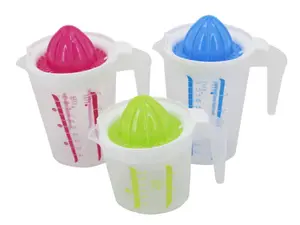 Populaire Aangepaste Handpers Fruitpers Plastic Juicer Cup Handleiding Plastic Juicer