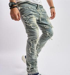 <span class=keywords><strong>กางเกง</strong></span><span class=keywords><strong>ยีน</strong></span><span class=keywords><strong>ส์</strong></span><span class=keywords><strong>ขา</strong></span><span class=keywords><strong>ยาว</strong></span>ของผู้ชายแบบลำลองมีรอยขาด<span class=keywords><strong>ขา</strong></span>กว้างผ้ายืดแฟชั่นมีรู - Product Image 6