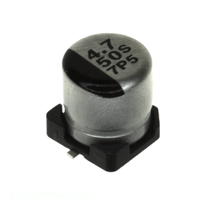 ตัวเก็บประจุแบบยึดติดบนพื้นผิว4.7 uF ตัวเก็บประจุแบบ ECE-V1HA4R7SR 4.7 uF 20% 50V SMD ของแท้ - Product Image 1