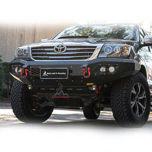 Camioneta Serie F12 con Cabrestante con Grillete Luz LED BULL BAR Parachoques Delantero de Acero Parachoques Trasero Hilux <span class=keywords><strong>Vigo</strong></span> N70 2012-2014 - Product Image 4