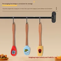 Spatule en silicone, mini-cuillère, outil de pâtisserie pour la crème et les gâteaux, pour un usage domestique