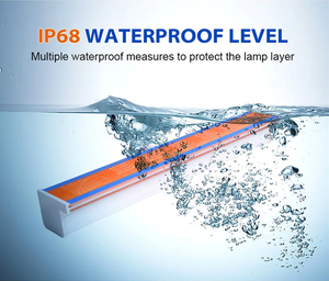 Cascade décorative pour <span class=keywords><strong>piscine</strong></span> extérieure IP68, effet de fontaine d'eau, éclairage de cascade pour piscines - Product Image 3