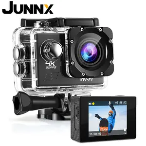 JUNNX 1080P Độ Nét Cao 1600 Pixel 16MP 30M Không Thấm Nước 2.0 Màn Hình Video Kỹ Thuật Số Thể Thao Mạo Hiểm Camera 4K Hành Động Cam