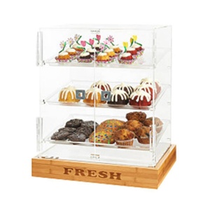 Yageli Candy <b>Model</b> Eco-friendly Transparent Acrylic Customizable Color Custom Logo Screen Printing Tall Display Case Multiple - Product Image 5