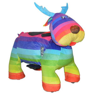 चलने सवारी घोड़े बच्चों आलीशान सवारी घोड़ा खिलौना अजीब आलीशान पशु खिलौना कार - Product Image 4