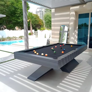 Gran oferta, mesas de billar americanas de 9 bolas de estilo moderno de lujo barato, mesa de billar de pizarra familiar para interiores y exteriores de 8 pies y 9 pies - Product Image 5