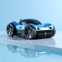 Робот-пылесос для бассейнов Addotron XT Pro Eco-Friendly, беспроводной, для очистки стен, с двигателем 300 Вт, корзина 3,5 л, сертификат CE