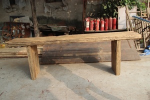 Table de <span class=keywords><strong>console</strong></span> en <span class=keywords><strong>bois</strong></span> rétro, prédécoupée, style chinois, en <span class=keywords><strong>bois</strong></span> massif brute naturel, entrée rustique - Product Image 5