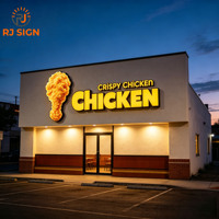 Enseigne LED personnalisée pour restaurant, enseigne lumineuse pour pizzeria, lettres 3D en relief, enseignes électroniques pour entreprise, enseigne murale pour logo de magasin